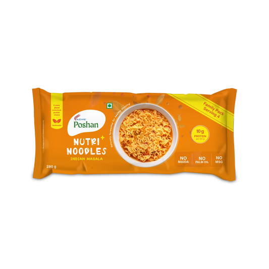 Nutri+ Noodles Indian Masala Pack of 4, 280gms