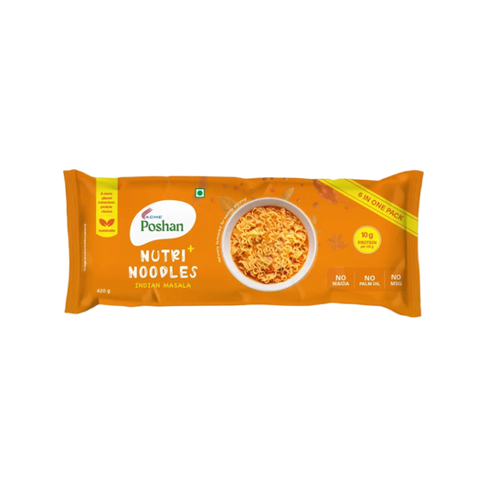 Nutri+ Noodles Indian Masala Pack of 6, 420gms