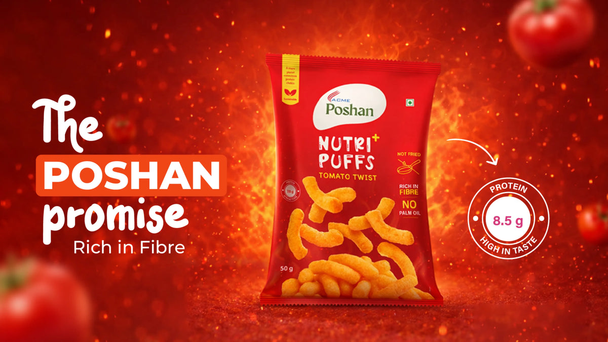 Nutri+ Puffs Tomato Twist 50gms