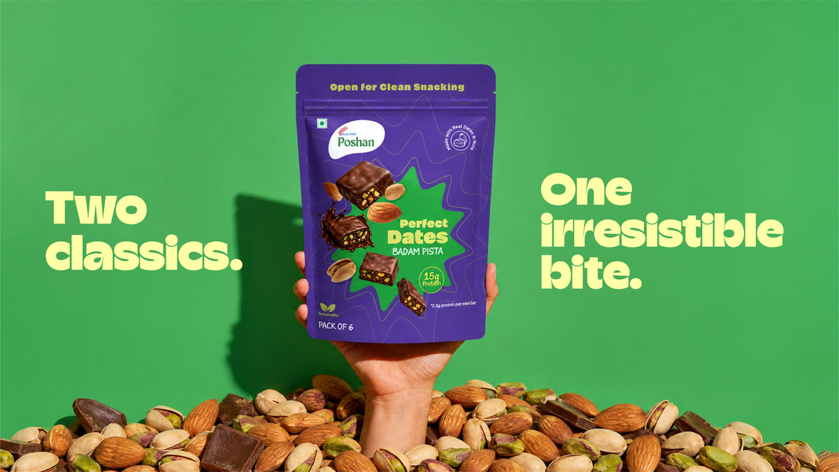 Perfect Dates Badam Pista Pack of 12, 240gms