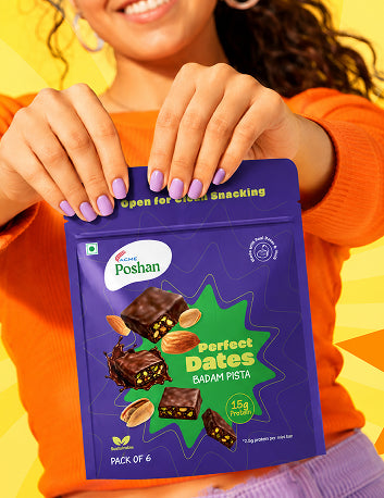 Perfect Dates Badam Pista Pack of 6, 120gm