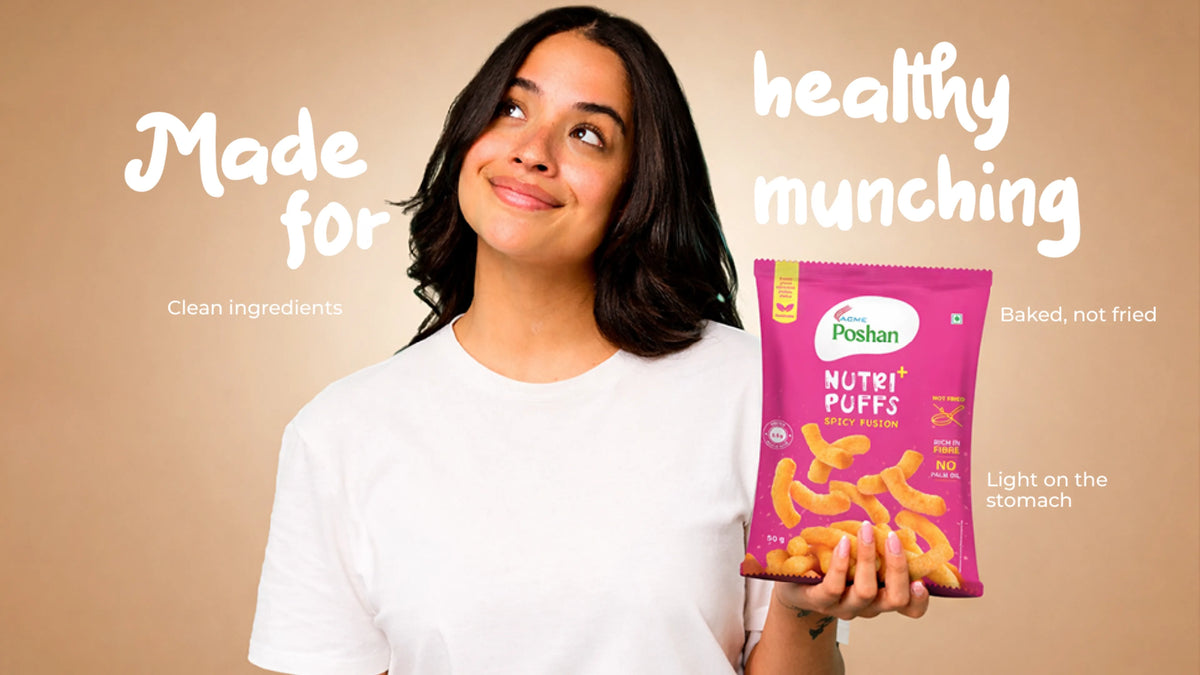 Nutri+ Puffs Spicy Fusion 50gms