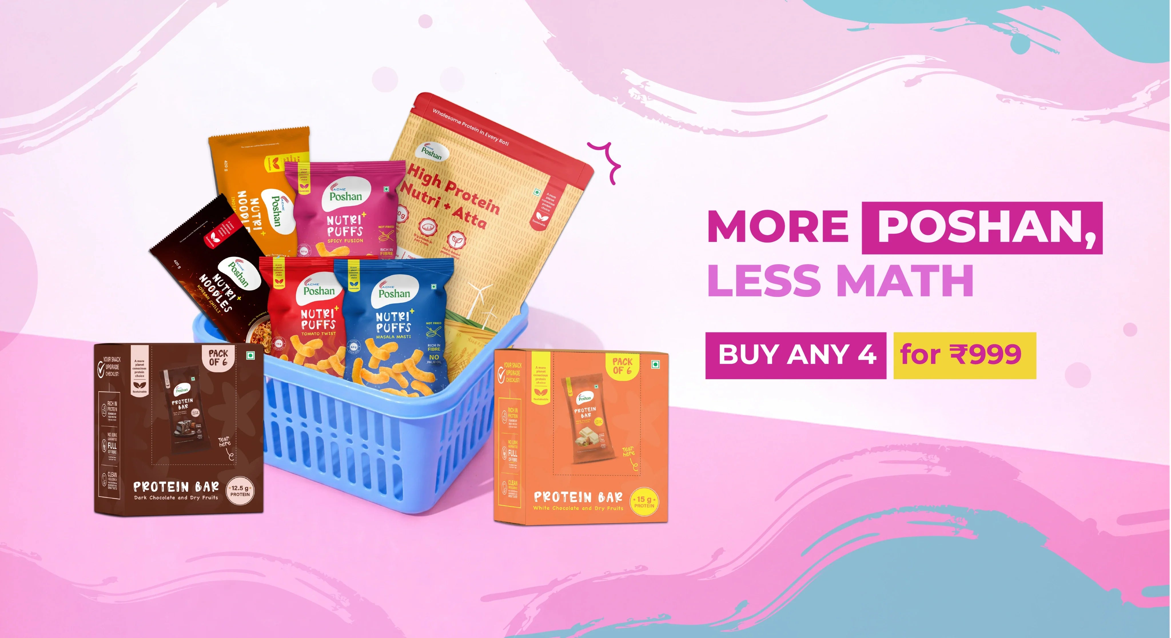 Buy any 4 for ₹999