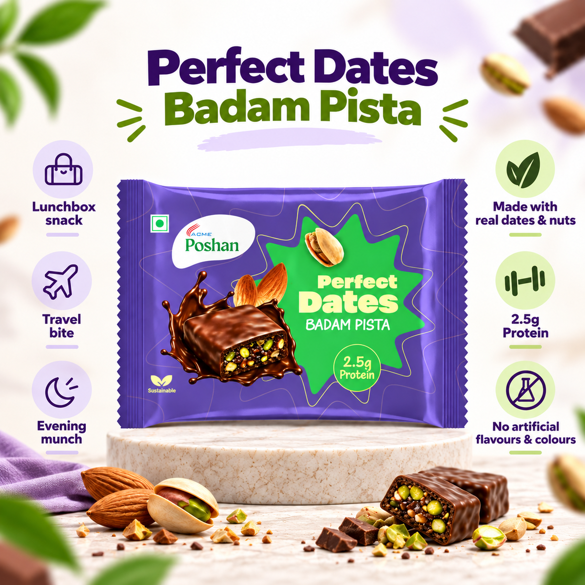 Perfect Dates Badam Pista 20gms