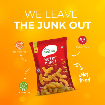 Nutri+ Puffs Tomato Twist 50gms
