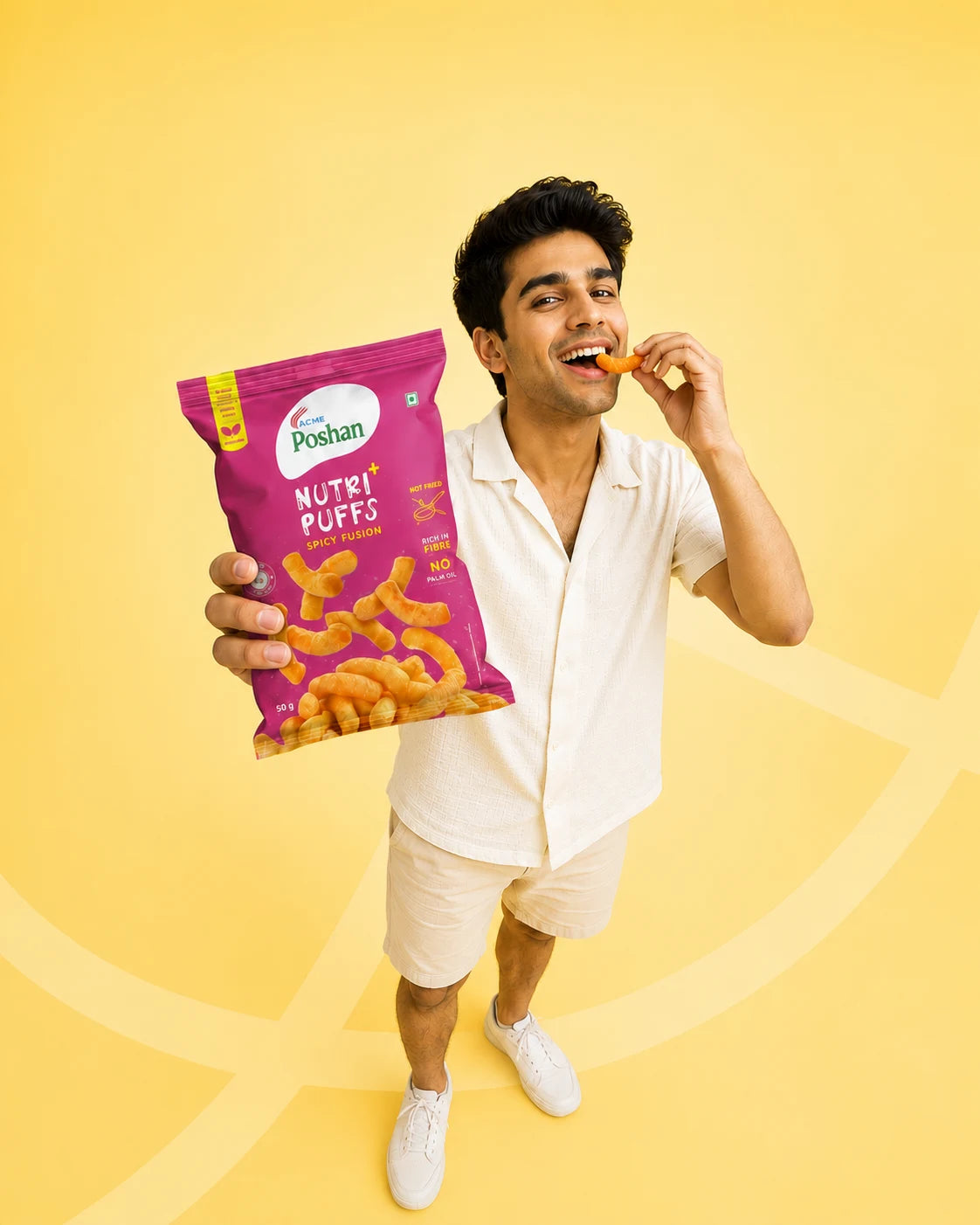 Nutri+ Puffs Spicy Fusion 50gms
