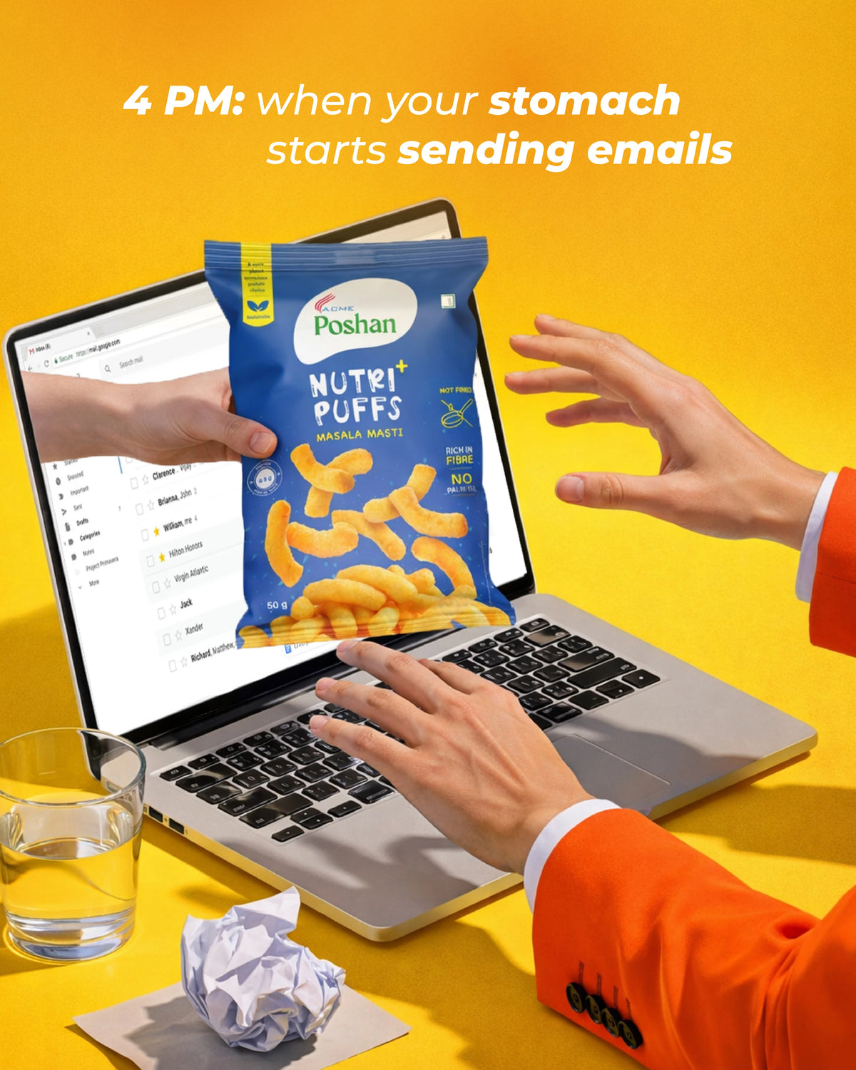 Nutri+ Puffs Masala Masti 50gms