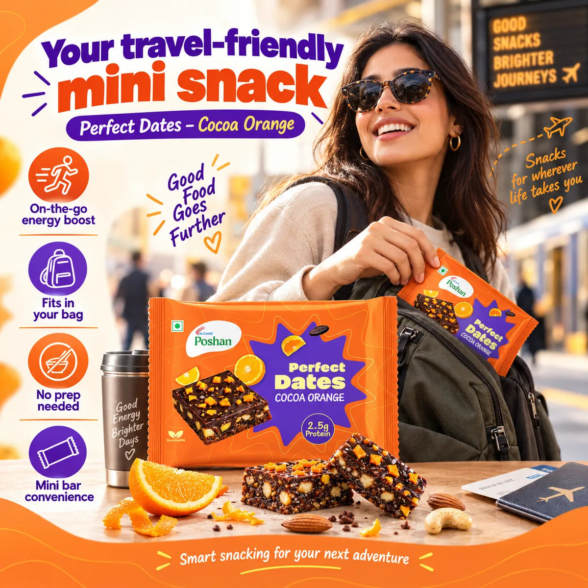 Perfect Dates Cocoa Orange 20gms