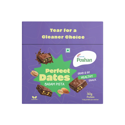 Perfect Dates Badam Pista Pack of 12, 240gms