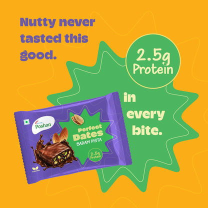 Perfect Dates Badam Pista Pack of 6, 120gm