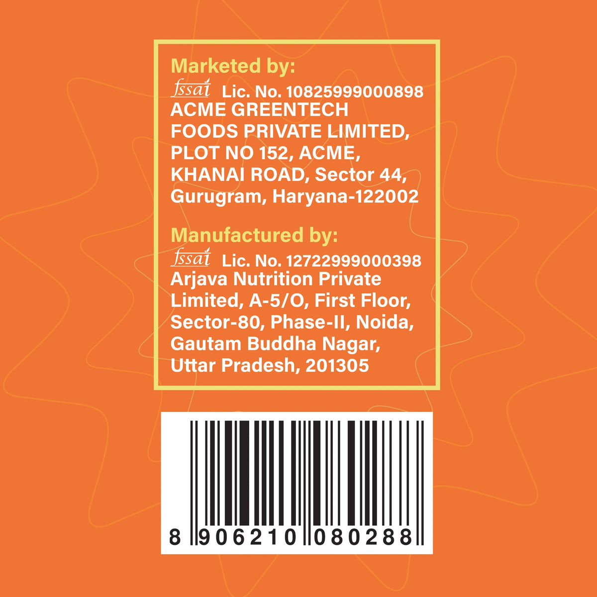 Perfect Dates Cocoa Orange pack of 6, 120 gms