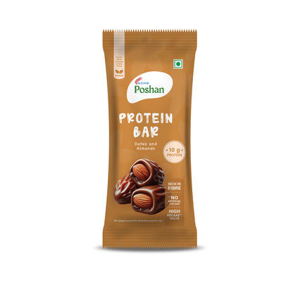 Protein Bar Dates and Almonds 50gms,10gm protein-Pack of 6