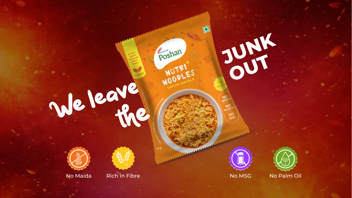 Nutri+ Noodles Indian Masala 70gms