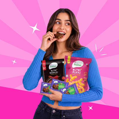 Perfect Dates Badam Pista 3 ( 60gms) +Korean noodles 70gms+ Spicy Fusion puff 50gms