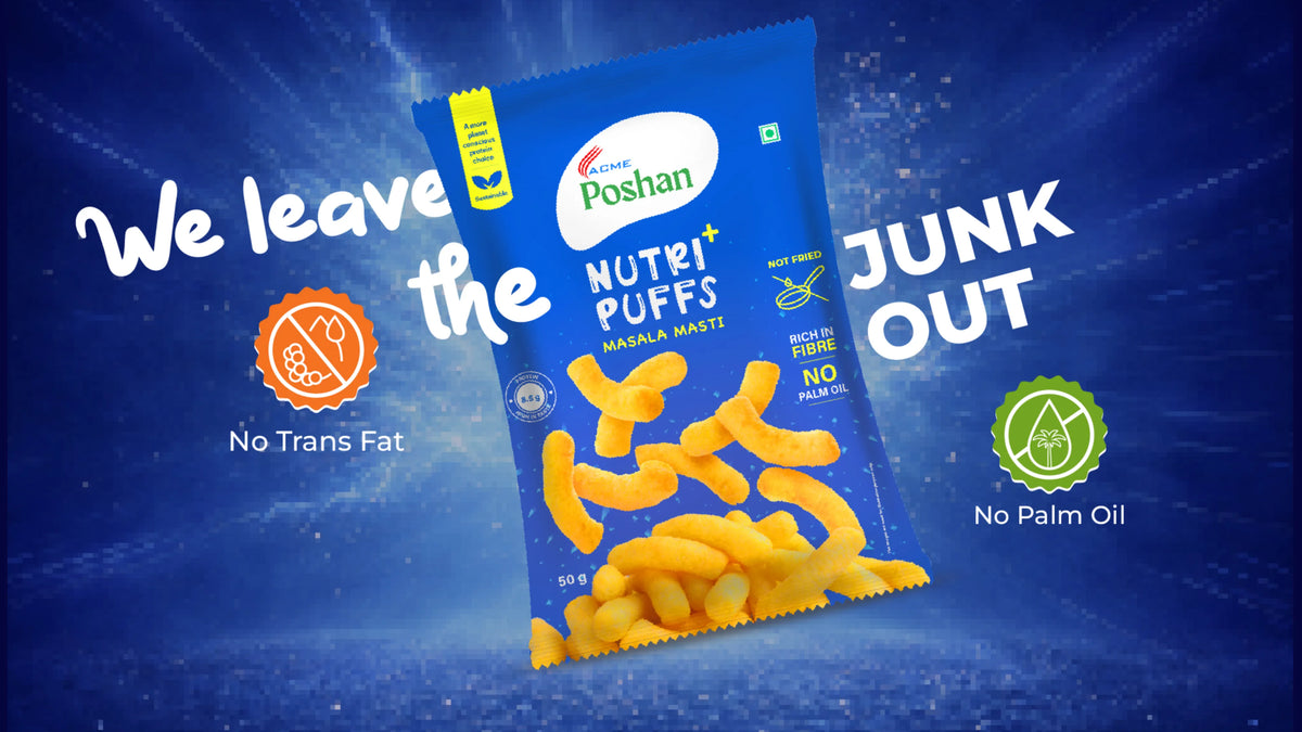 Nutri+ Puffs Masala Masti 50gms