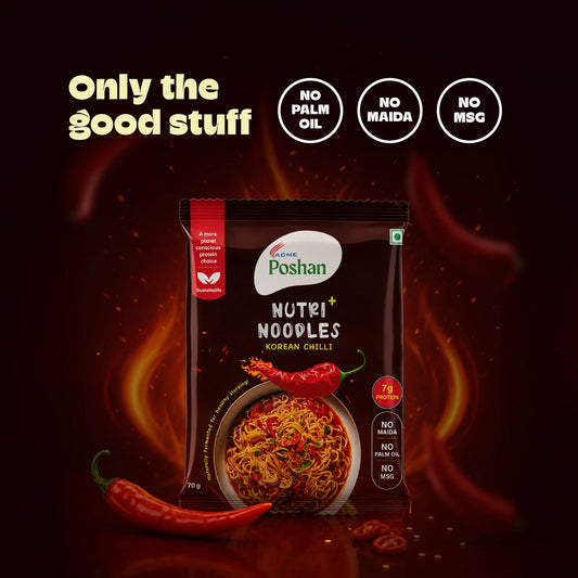 Nutri+ Noodles Korean Chilli 70gms