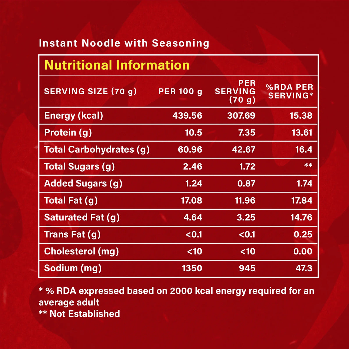 Nutri+ Noodles Korean Chilli Pack of 4, 280gms