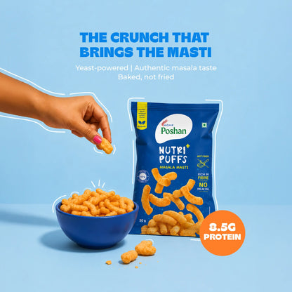 Nutri+ Puffs Masala Masti 50gms