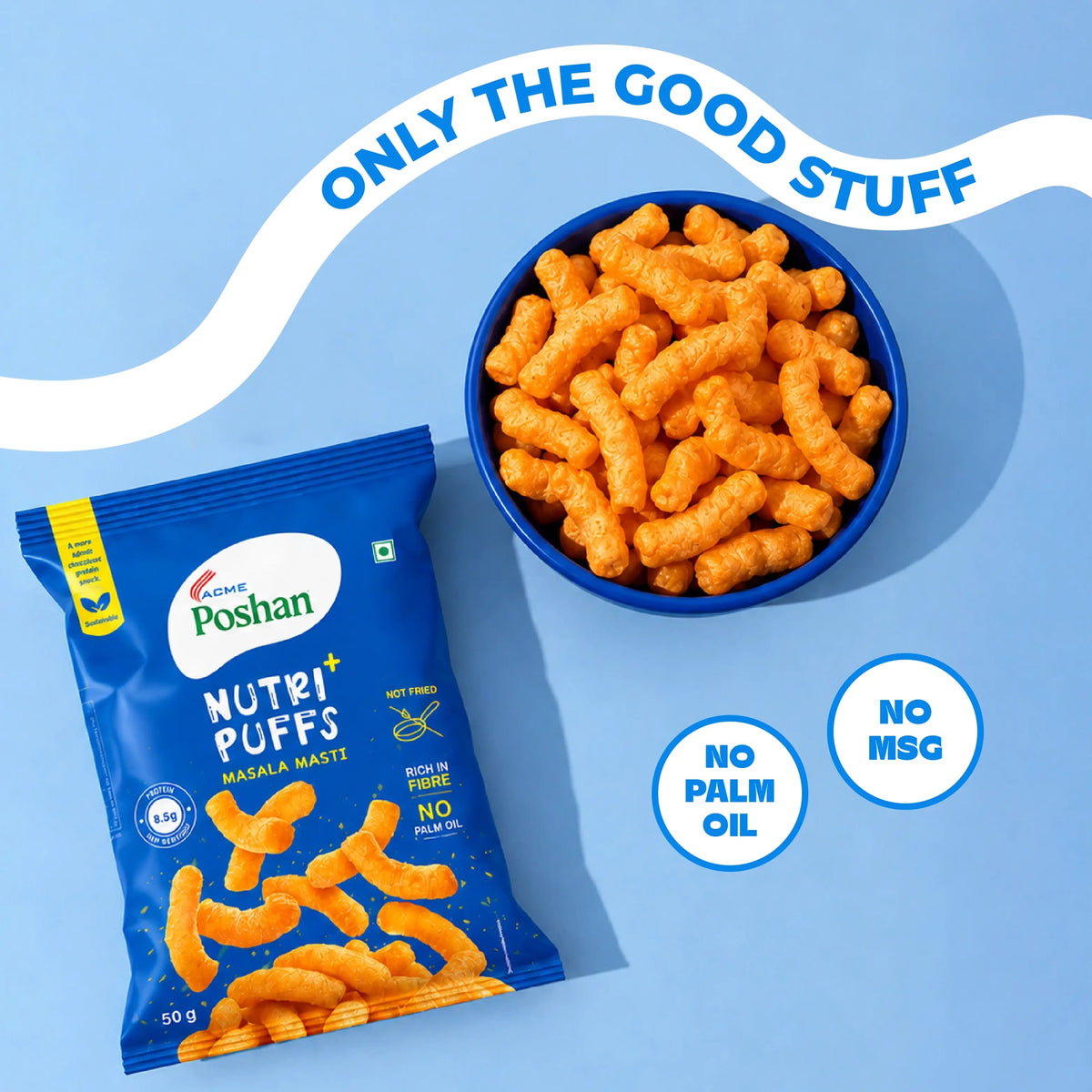 Nutri+ Puffs Masala Masti 50gms