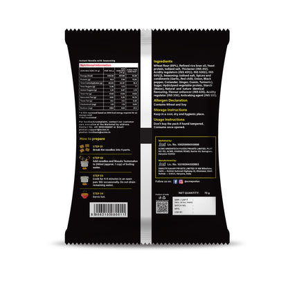 Nutri+ Noodles Korean Chilli Pack of 4, 280gms