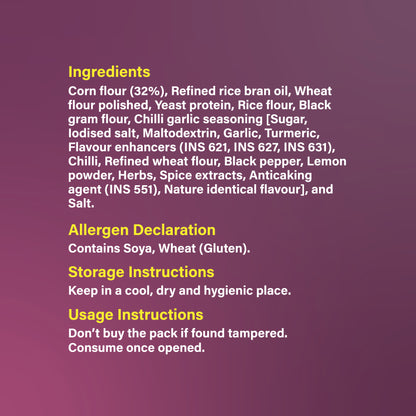 Nutri+ Sticks Chilli Garlic 50gms