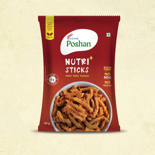 Nutri+ Sticks Peri Peri Punch 50gms