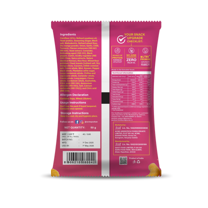 Nutri+ Puffs Spicy Fusion 50gms
