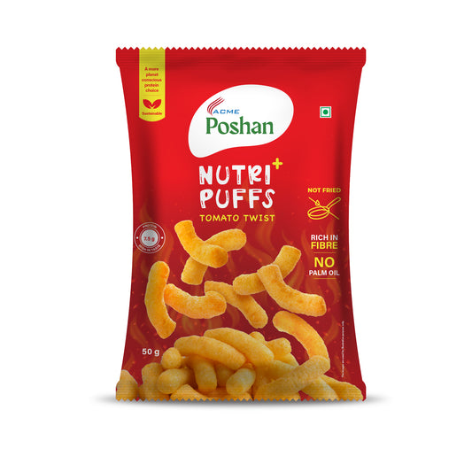 Nutri+ Puffs Tomato Twist 50gms