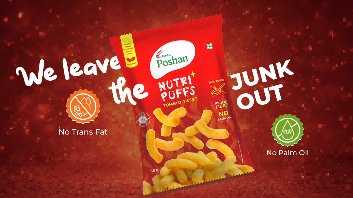 Nutri+ Puffs Tomato Twist 50gms
