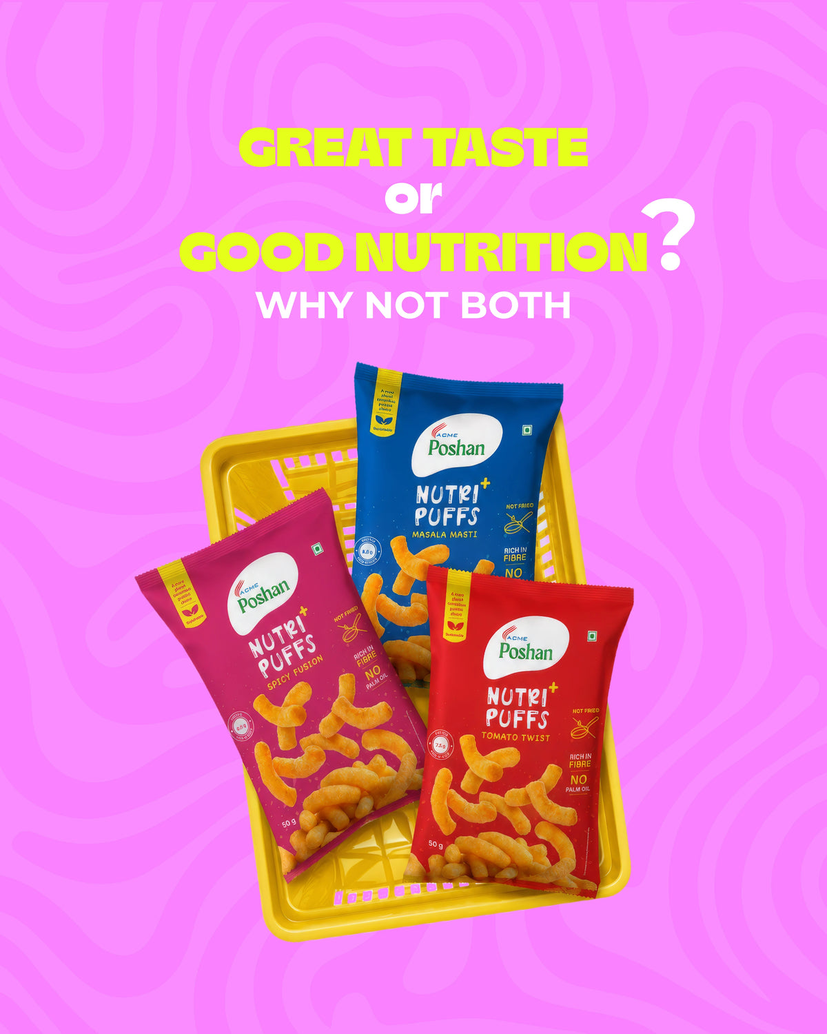 Nutri+ Puffs Masala Masti 50gms