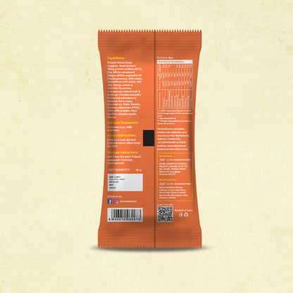 Protein Bar White Chocolate and Dry Fruits 50gms, 15gms protein