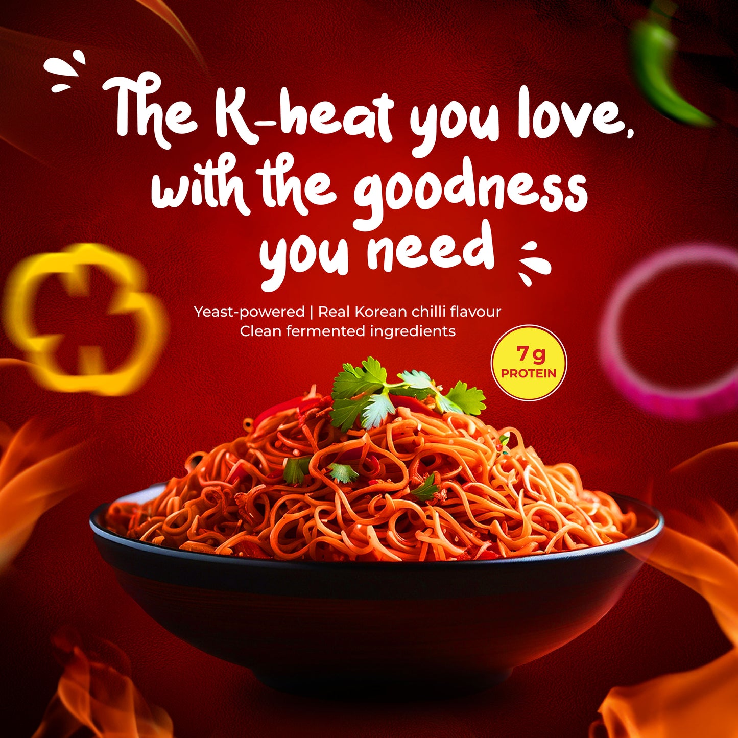 Nutri+ Noodles Korean Chilli 70gms