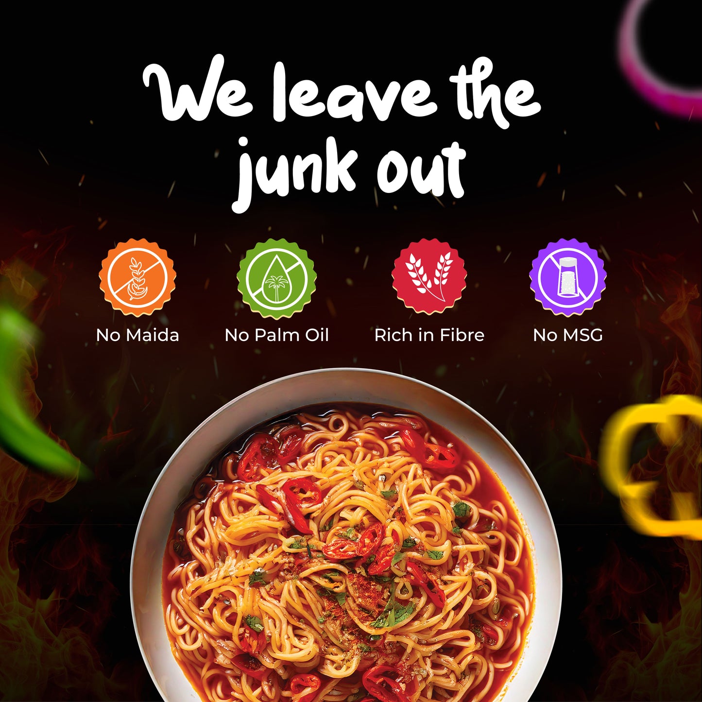 Nutri+ Noodles Korean Chilli 70gms