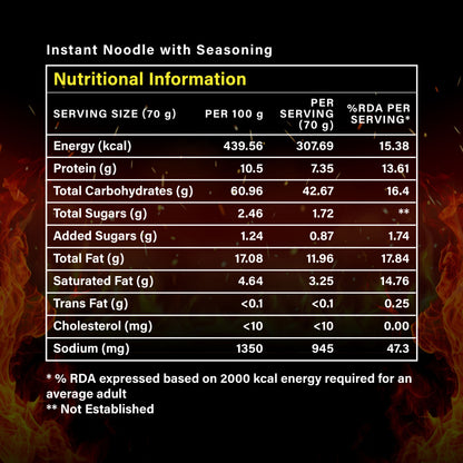 Nutri+ Noodles Korean Chilli 70gms