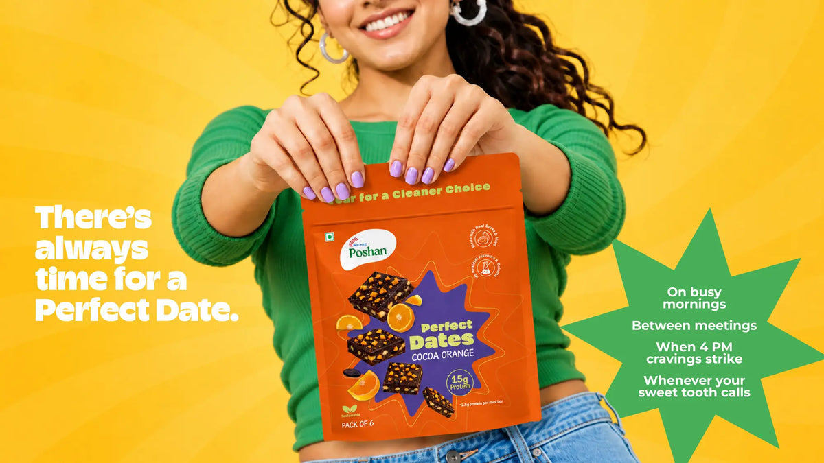 Perfect Dates Cocoa Orange pack of 6, 120 gms