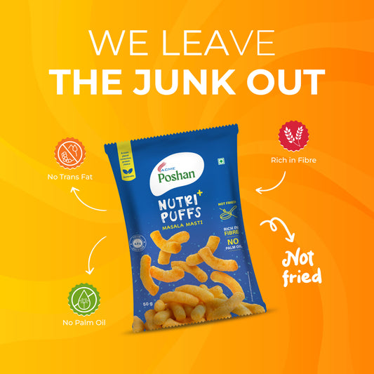 Nutri+ Puffs Masala Masti 50gms