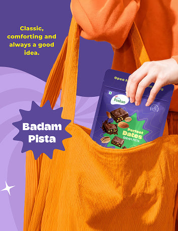 Perfect Dates Badam Pista Pack of 6, 120gm