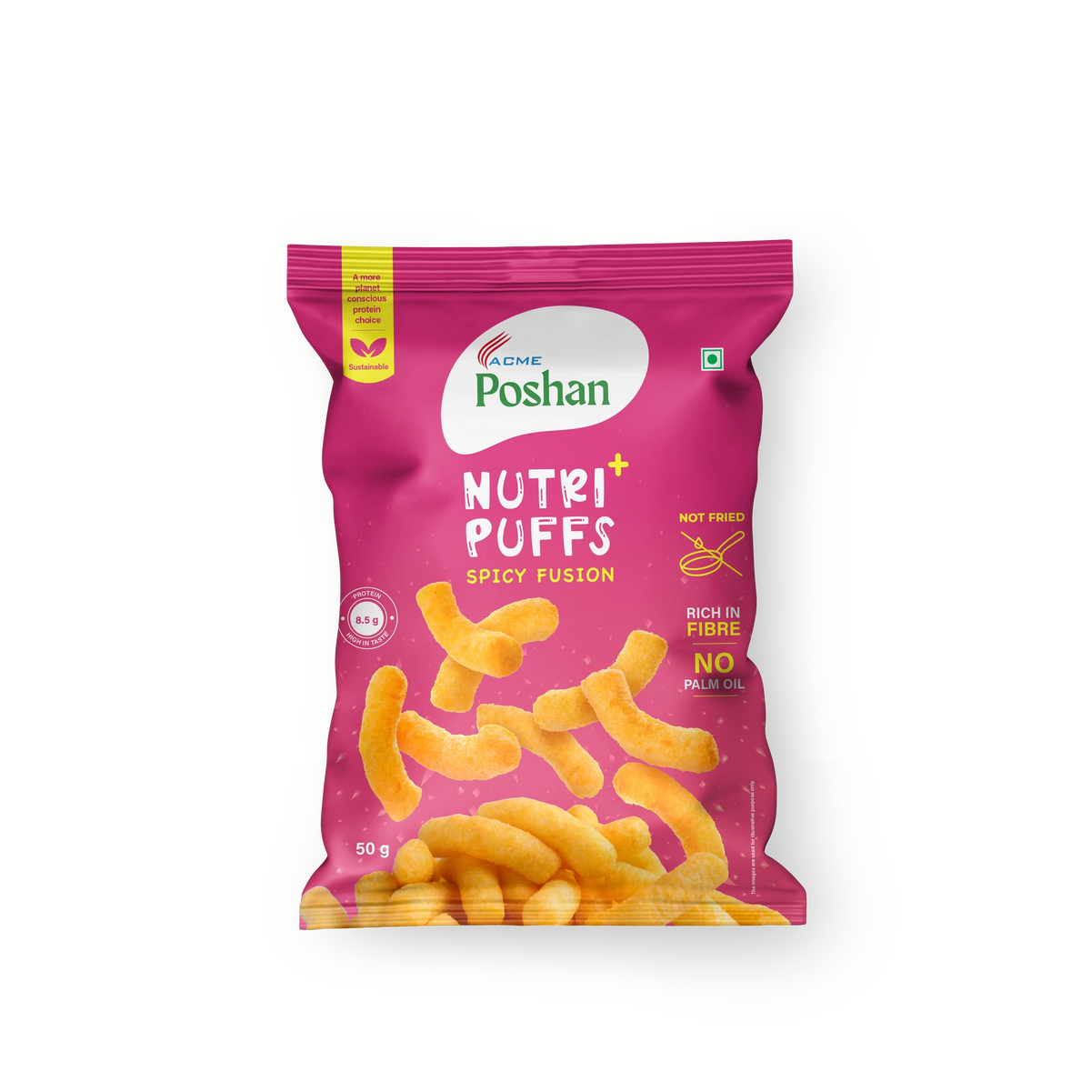 Nutri+ Puffs Spicy Fusion 50gms
