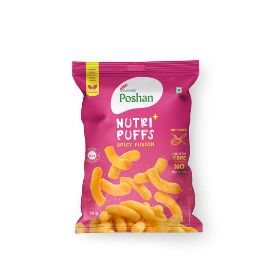 Nutri+ Puffs Spicy Fusion 50gms